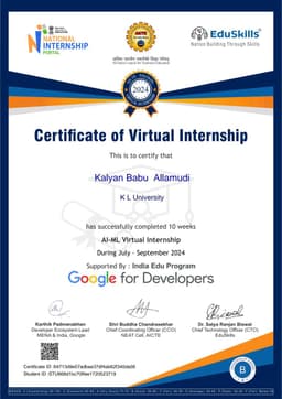 Google, California, USA Certificate